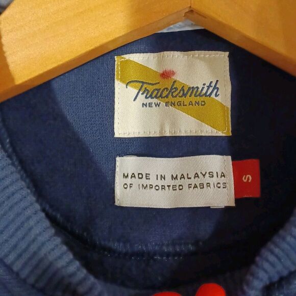 Tracksmith Blue Crewneck Sweater - Picture 4 of 9